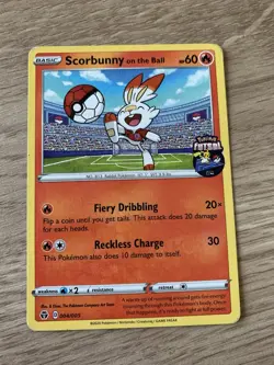 Pokemon On The Ball Set Of 2 - Pikachu And Scorbunny Promo Cards - Image 4