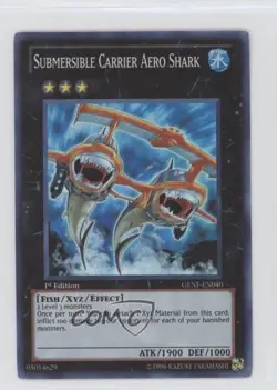 Submersible Carrier Aero Shark 1st Ed. YuGiOh Generation Force #GENF-EN040 2ic - Image 1