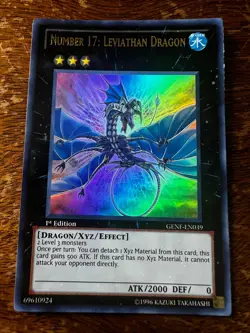 Number 17: Leviathan Dragon GENF-EN039 - 1st Edition - Yugioh - VLP - Image 1