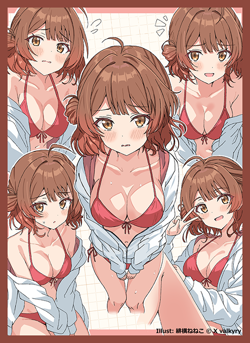 Gakuen iDOLM@STER Ume Hanami Doujin Card Sleeve Protector - Image 1