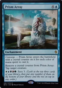 081/274 PRISM ARRAY RARE BATTLE FOR ZENDIKAR MTG CARD - Image 1