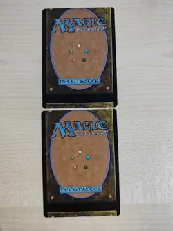 MTG Misprint Tempt with Discovery / Reality Shift 2 Card Connectot Miscut - Image 2