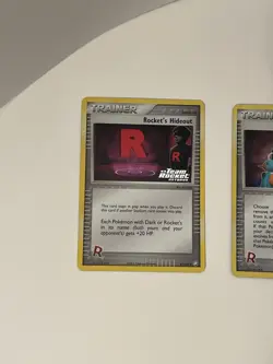 Pokemon Vtg Reverse Holo Trainer Card Lot Time Machine Holon Rocket’s Hideout NM - Image 2