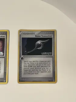 Pokemon Vtg Reverse Holo Trainer Card Lot Time Machine Holon Rocket’s Hideout NM - Image 4