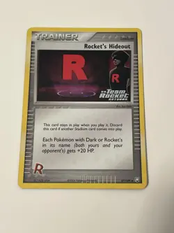 Pokemon Vtg Reverse Holo Trainer Card Lot Time Machine Holon Rocket’s Hideout NM - Image 5
