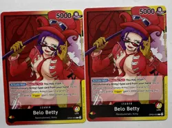 OP05-002 Belo Betty (L) One Piece Awakening of the New Era CCG Card - M/NM - Image 1