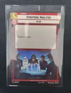 Strategic Analysis 175/257 Star Wars Unlimited TCG Card TWI Near Mint NM - Image 1