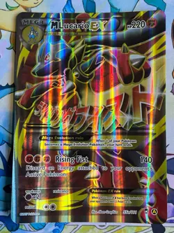 Pokemon TCG M Lucario EX XY Furious Fists 55a/111 Jumbo Promo Card - Image 1