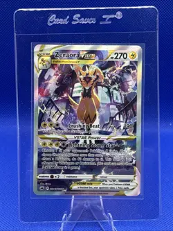 Zeraora VSTAR GG43/GG70 Full Art Ultra Rare Card Pokemon Crown Zenith - Image 1