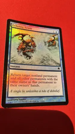 1 Echoing Truth - Darksteel - FOIL LP MtG Magic the Gathering - Image 1