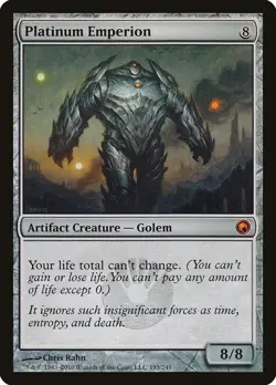 MTG NM English MTG Platinum Emperion Scars of Mirrodin Magic the Gathering - Image 1