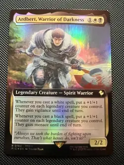 MtG FIC Ardbert Warrior of Darkness #164 FOIL - Image 1