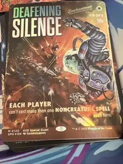 MTG Edge of Eternities Special Guest Deafening Silence Foil - Image 1