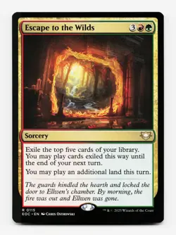 Escape to the Wilds [Commander: Edge of Eternities] MTG Magic NM/M 🔥🌳 - Image 1