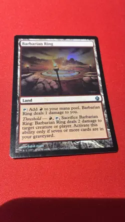 1 Barbarian Ring - Odyssey - FOIL LP MtG Magic the Gathering - Image 1