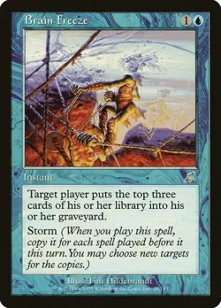 MTG NM English 1x Brain Freeze - NM English MTG - Scourge - Image 1