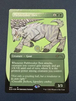 MTG Pathbreaker Ibex (Foil Etched) - Secret Lair Drop Series (SLD) NM Foil - Image 1