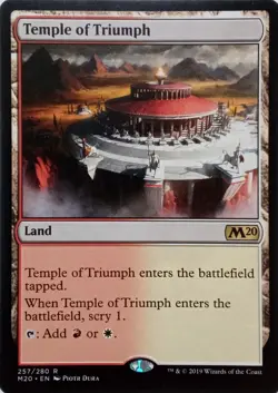 257/280 TEMPLE OF TRIUMPH RARE CORE SET 2020 MTG CARD - Image 1