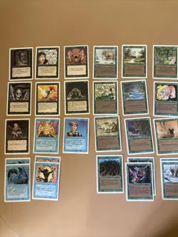 MTG Magic The Gathering Revised Edition 1994 Lot Of 60 Cards Mixed & Land - Image 2