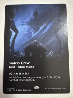 Watery Grave Borderless (NM Non-Foil) EOE-0286 Rare MTG - Image 1
