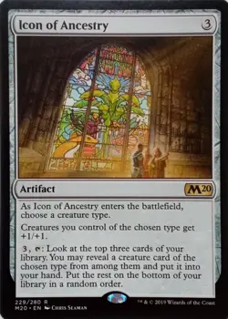 229/280 ICON OF ANCESTRY RARE CORE SET 2020 MTG CARD - Image 1