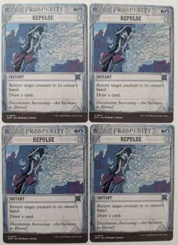 Repulse x 4 - Outlaws of Thunder Junction: Breaking News - MTG - 13 - NM - Image 1