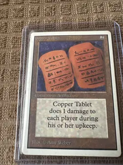 Copper Tablet Unlimited LP MTG Magic the Gathering g - Image 1
