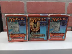 MTG EMPTY (2) Invasion & (1) Odyssey Deck Boxes ONLY *Pre-owned FAST SHIPPING - Image 1