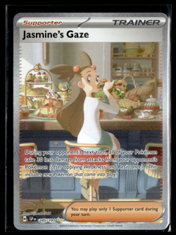 Jasmine's Gaze - 245/191 - Pokemon TCG SV08 Surging Sparks SIR Full Art - NM - Image 1