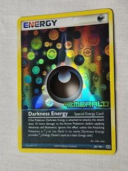 Played Darkness Energy - Reverse Holo 86 Emerald Pokemon TCG - Image 2