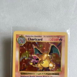 CHARIZARD - SHADOWLESS 1999 POKEMON BASE #4 HOLO 4/102 Very Good Condition! - Image 3