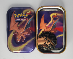 Pokemon TCG Kanto Power Mini Tin Charizard (EMPTY) W/ Pikachu Coin - Image 1