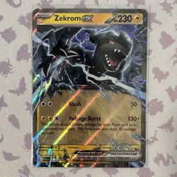 Zekrom ex 034/086 SV: Black Bolt Pokemon TCG Double Rare NM - Image 1