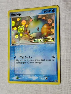 Played Mudkip - Reverse Holo 56 Emerald Pokemon TCG - Image 2