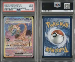 Alolan Exeggutor ex 242/191 (SIR) PSA 9 Mint Alt Art Surging Sparks Pokemon - Image 3