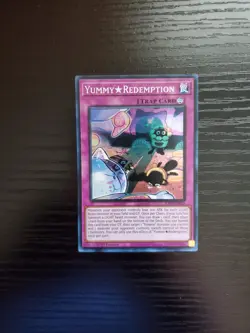 Yugioh Justice Hunters - Yummy Redemption - Super Rare - JUSH-EN026 - Image 1