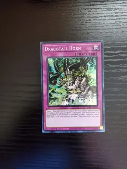 Yugioh Justice Hunters - Dracotail Horn - Super Rare - JUSH-EN010 - Image 1