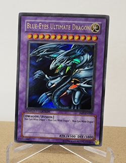 Yugioh! Blue-Eyes Ultimate Dragon JMP-EN005 Limited Edition Ultra Rare (LP) - Image 2