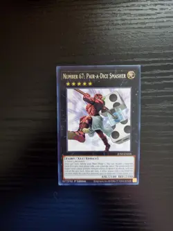 Yugioh Justice Hunters - Number 67: Pair-a-Dice Smasher - Rare - JUSH-EN058 - Image 1