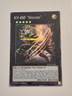 Yugioh Justice Hunters - K9-00 "Hound" - Rare - JUSH-EN036 - Image 1