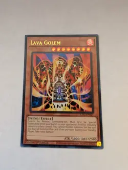 Yugioh Lava Golem RA01-EN001 Ultra Rare 1st Edition NM - Image 1