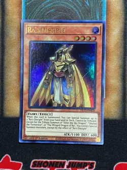 Yugioh Ra’s Disciple DLCS-EN026 Ultra Rare 1st Ed GOLD NM - Image 1