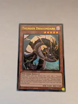 Yugioh! Thunder Dragondark - RA03-EN018 - Ultra Rare 1st Ed NM - Image 1