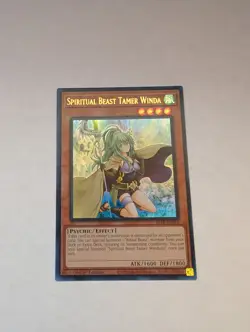 Yugioh! Spiritual Beast Tamer Winda - BLTR-EN070 - Ultra Rare - 1st Edition NM - Image 1
