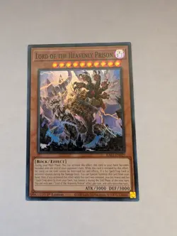 Yugioh Lord of the Heavenly Prison RA03-EN029 Super Rare 1st Ed Near Mint NM - Image 1