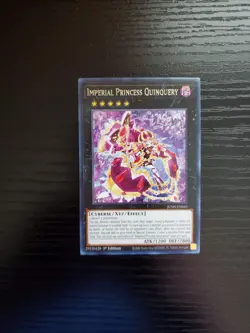 Yugioh Justice Hunters - Imperial Princess Quinquery - Rare - JUSH-EN045 - Image 1