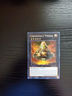 Yugioh Justice Hunters - Chronomaly Vimana - Rare - JUSH-EN044 - Image 1
