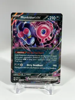 Munkidori ex # 037/064 Sv: Shrouded Fable Holo Pokemon TCG Card NM - Image 1