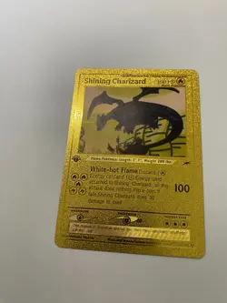 Shining Charizard 107/105 Gold Card Pokemon Card 1st Edition - Image 2