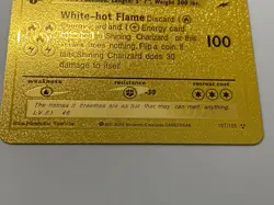 Shining Charizard 107/105 Gold Card Pokemon Card 1st Edition - Image 5